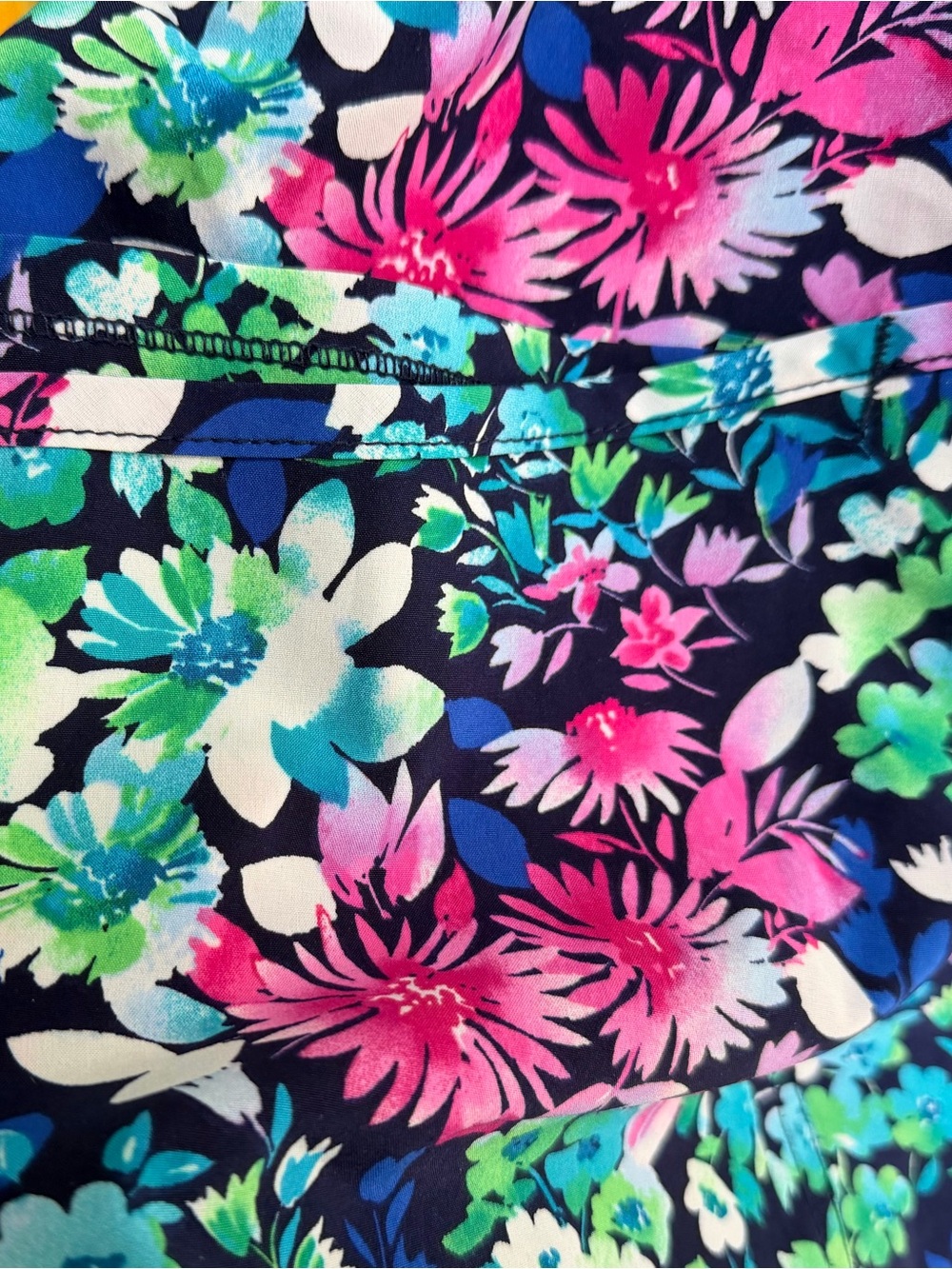 Floral V-Neck Women’s Scrub top - Picture 8 of 16